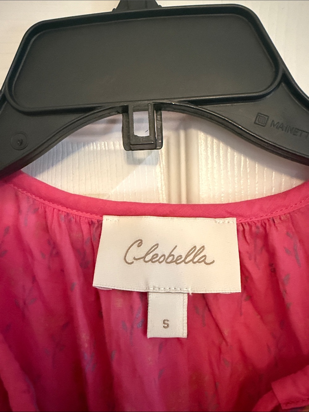 Cleobella Hot Pink Ruffle Mini Dress - Picture 2 of 9